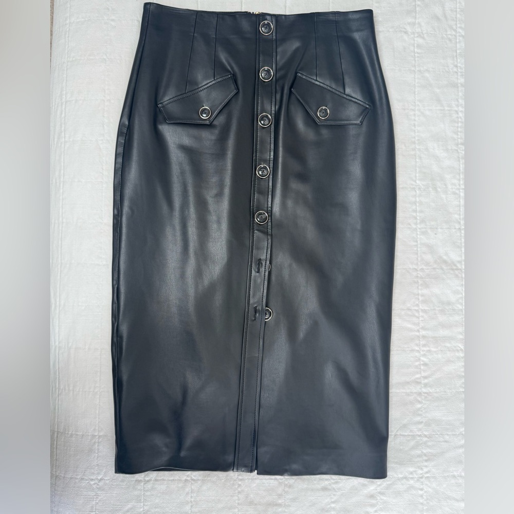 Veronica Beard “Barrie” Black Midi Skirt, Size 8, like new